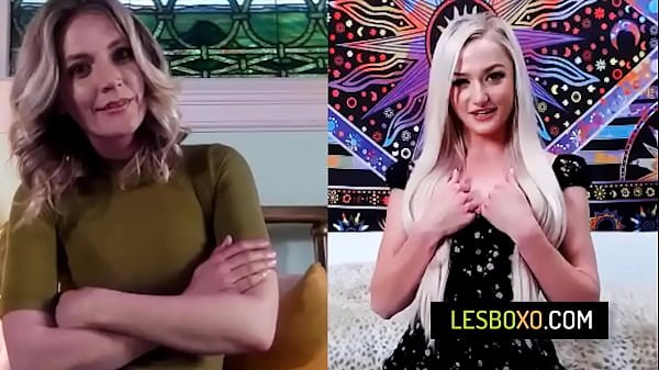 Horny stepmom masturbates with stepdaughter on video call – Mona Wales, Morgan Rain