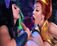 Angela White Little Puck Get Fucked By He-Man As Evil-Lyn Teela