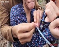 Juniper Ren Gets Tied Up And Fucked In The Forest