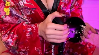 Kimono Step Sis ASMR 3Dio Massage, Tapping, Scarching, Relaxing Trigger Sounds | 和服港女繼妹耳朵按摩放鬆助眠,香港語