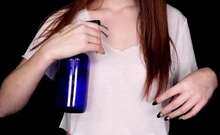 Ginger ASMR Cheeky Spray Bottle ASMR XXX Videos