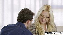 TUSHY First Anal For Blonde Babe Samantha Rone