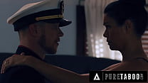 PURE TABOO Lonely Widow Dana Vespoli Wants Stepson To Wear Gone Husband Military Uniform & Fuck Her