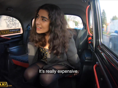 Aysha Gets Her Stockings Ripped & Her Labia Drilled By Italian Cabbie In POV