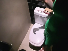 Slim Curly Brazilian Cutie Lets Me Enjoy Her Tight Asshole In The Restaurant’s Toilet