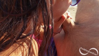 Young Couple Having Sex On Public Beach   FuckForeverEver