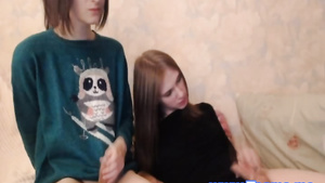 Cute 18Yo Schoolgirl Trannies Giving A Hand