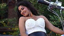 Maya Rati, Pleasures Herself On A Harley Davidson   Maya