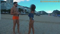 Barely Legal Super Skinny Brazilian 18yo Gets Hard Sex After Being Picked Up From The Beach